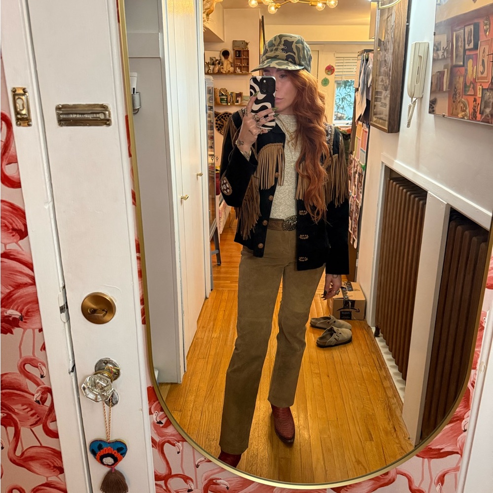 Vintage suede pants